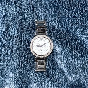 Michael Kors watch still in box, battery needs to be replaced, 2 extra links